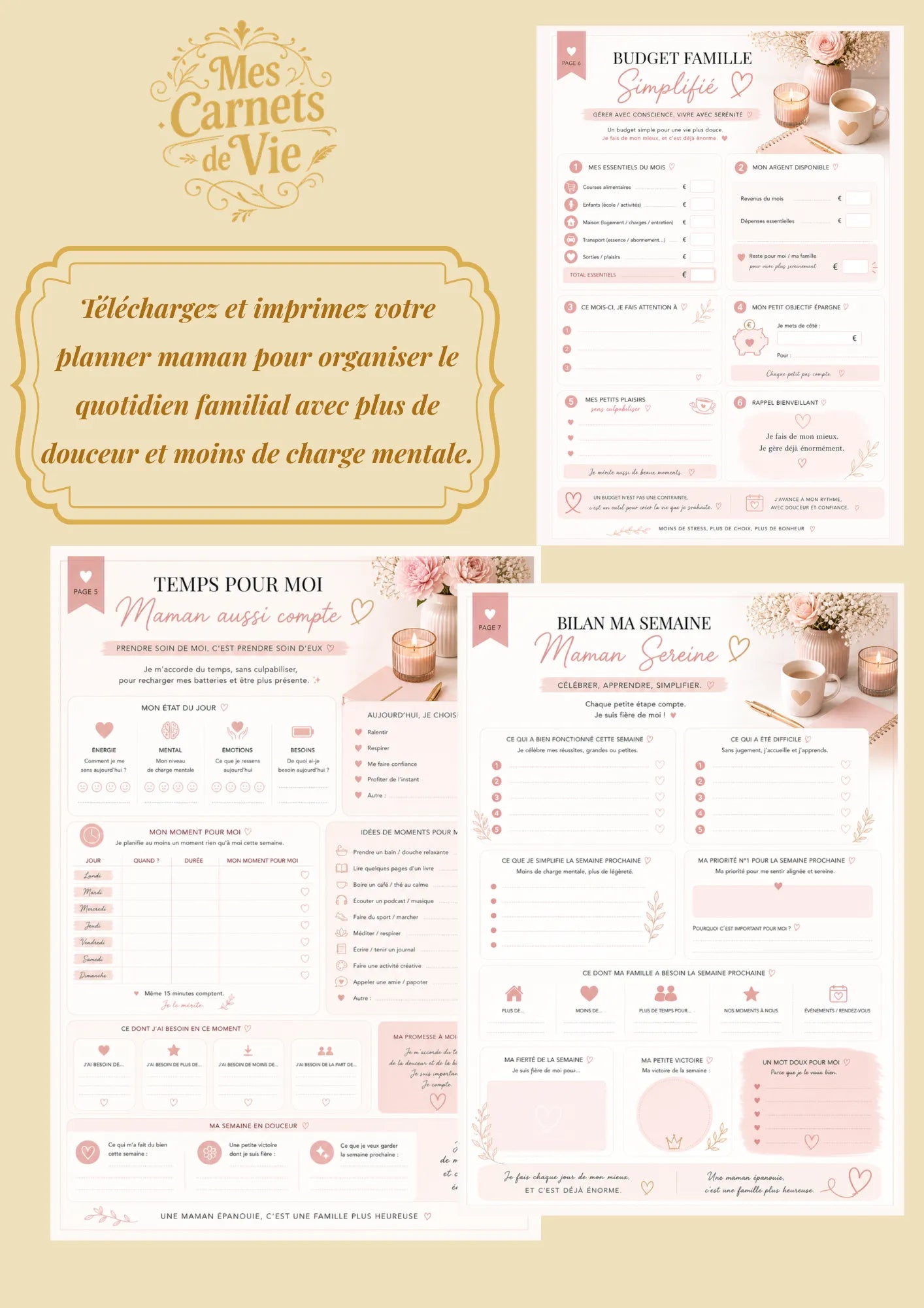 Planner Maman débordée à télécharger