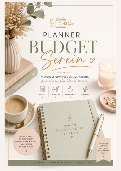 Planner Budget Serein à télécharger
