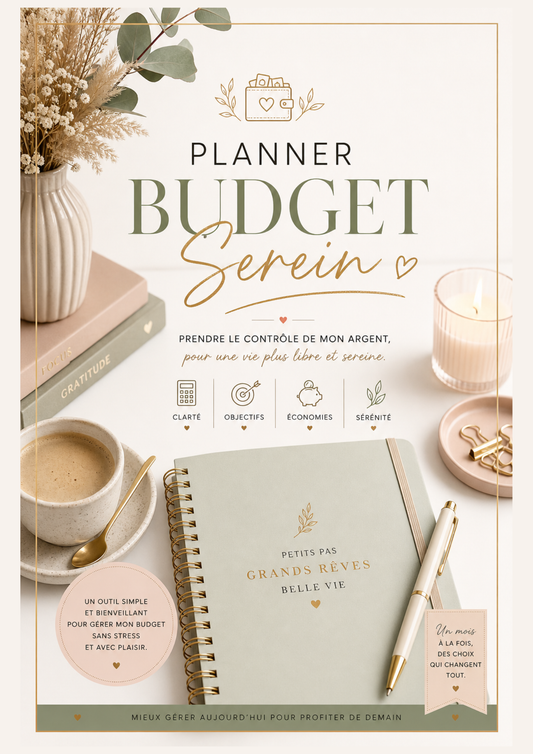 Planner Budget Serein à télécharger