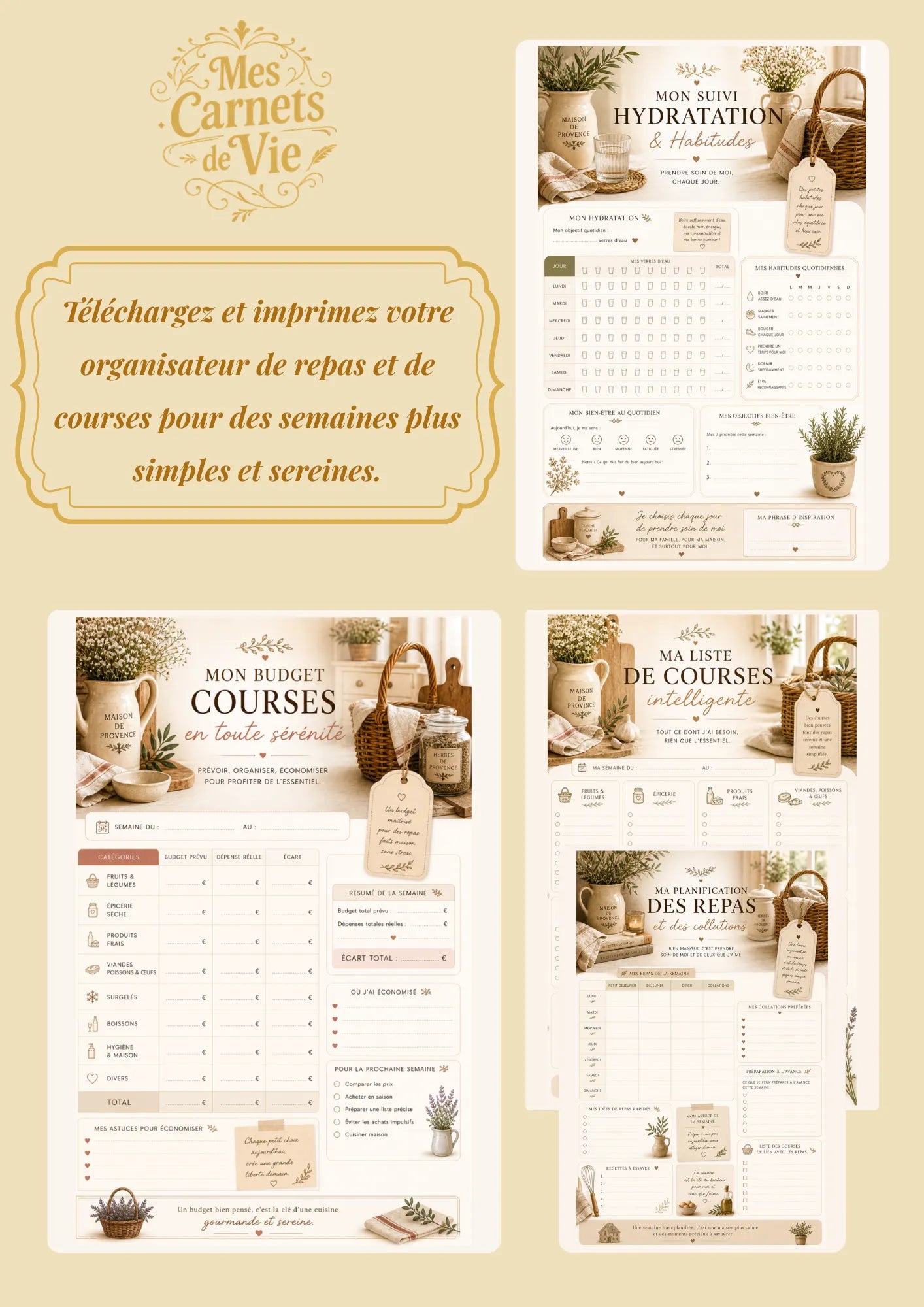 Meal Planner&Courses à télécharger