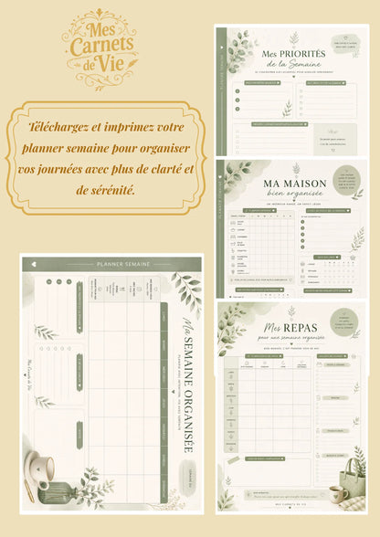 Planner Semaine à télécharger